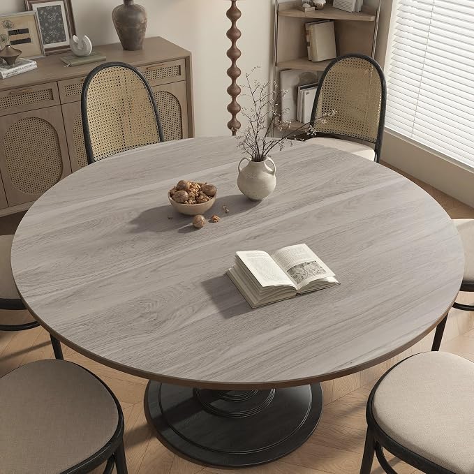 Light Wood Contact Paper for Cabinets Wood Grain Vinyl Wrap Grey Wood Wallpaper - Image 3