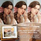 FENNIO Vanity Mirror with Lights, 3 Color Modes & Brightness Adjustable - Image 3