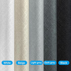 MaKefeile Room Divider Curtains Total Blackout Privacy Curtain Panel Room - Image 4