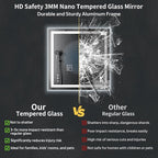 30"x30" LED Bathroom Mirror - Image 5