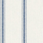 Chesapeake Blue Linette Fabric Stripe Wallpaper, 3115-12462 by Chesapeake