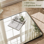 BEAUTYPEAK Black Full Length Mirror, Suitable - Image 2