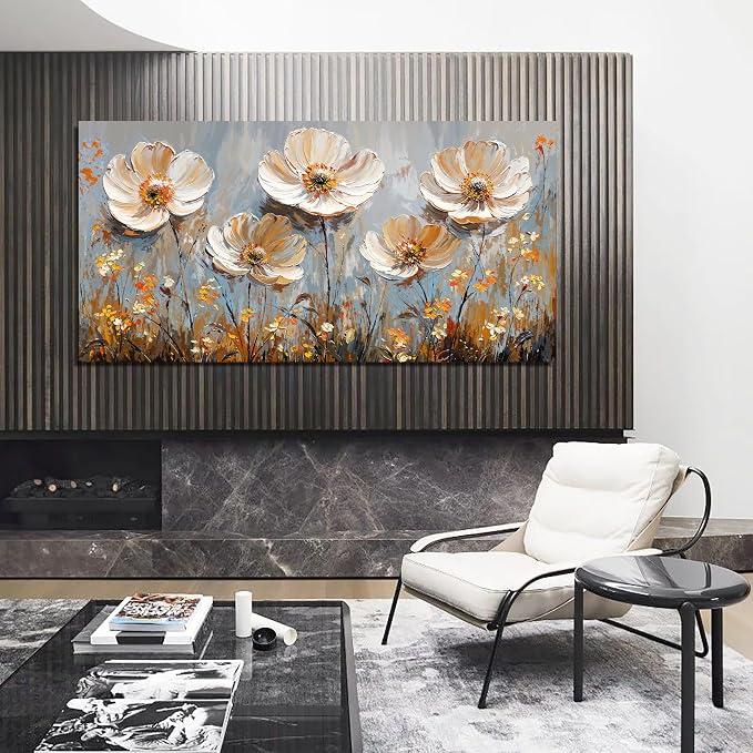 Canvas Wall Art Decor Art Work for Wall Decor Large Vintage Gold Wall Art - Image 2