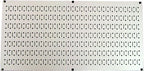 Wall Control Pegboard 16in x 32in Horizontal Beige Metal Pegboard Tool Board by Wall+Control