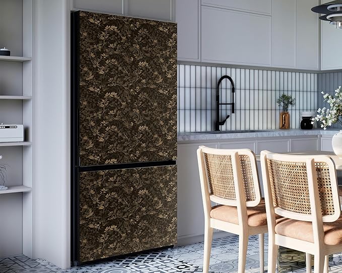 FLFK Peel and Stick Wallpaper Black Gothic Wall Paper - Image 3