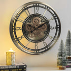 CLXEAST 28 Inch Large Moving Gear Wall Clock - Image 8