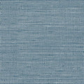 JiffDiff Grasscloth Wallpaper Peel and Stick 1181" x 17.3" Blue Cream by wallpaper
