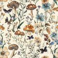 Froluya Mushroom Wallpaper Peel and Stick Vintage Floral Contact Paper 16.9" x by Froluya