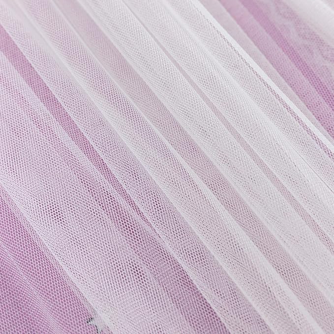 XiDi Curtains for Bedroom Decor, Rainbow Pink Purple/34/45 - Image 8