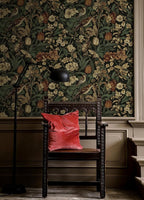 Erfoni 17.3" x 394" Bird Floral Peel and Stick Wallpaper Vintage Contact Paper - Image 6