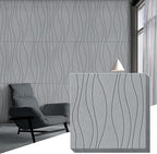 6 PCS Acoustic Panels, 23.6x23.6'' Self-Adhesive Soundproof Wall Panels by PERPE