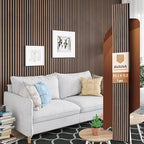 Avana Modern Acoustic Wood Wall Panels – 93.2x11.25 Inch Panels – Fits 94x12 by AvanaHome