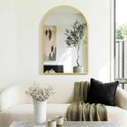FICTOR Bathroom Mirror for Wall, Arched Vanity Bathroom Mirror for Over Sink - Image 6