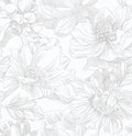 Ismoon Large Floral Peel and Stick Wallpaper Boho White/Grey Contact Paper by Ismoon