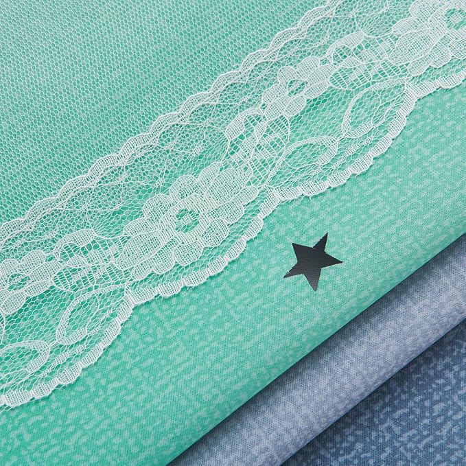 XiDi Curtains for Bedroom Decor, Rainbow Purplgreen grey52/90 - Image 7