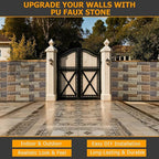 ROOMTEC 1-Pack Faux Stone Wall Covering Panels - Image 8