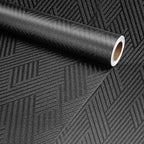 Decotalk Black Textured Wallpaper Textured Wall Paper by Decotalk