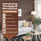 Avana Acoustic Wood Wall Panels – 93.2x11.25 Inch Panels – Fits 94x12 Layout – - Image 2