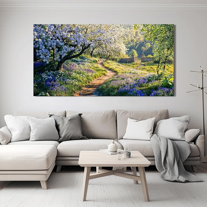 Canvas Wall Art Decor Large Modern Green Wall Art - Image 4