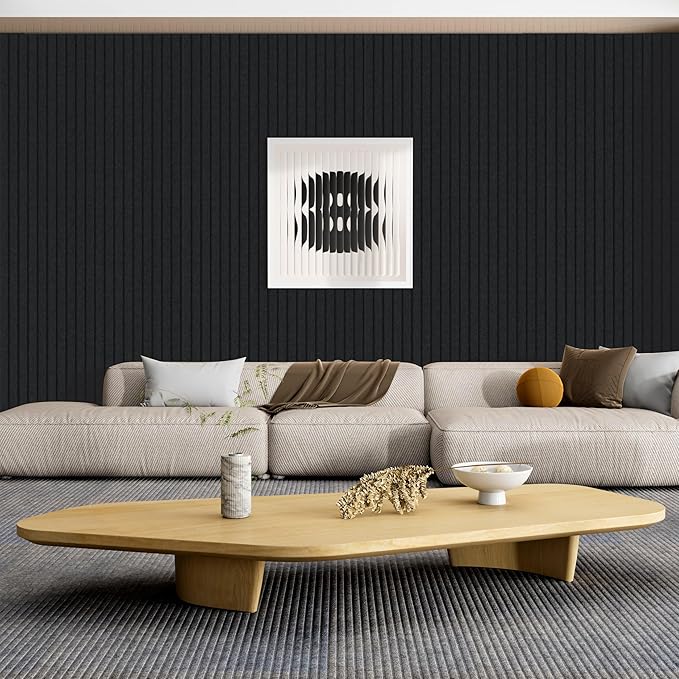 10 Pack Large Acoustic Panels, 47.2 x 23.6 x 0.35 Inch Sound Proof Foam Panels - Image 6
