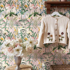 JiffDiff Floral Wallpaper Peel and Stick 17.3"x472" Pink Farm Wildwood Stick on - Image 3