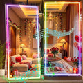 Hasipu 79"x35" LED RGB Bluetooth Full Length Mirror by Whatssuitableisthebest
