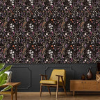 JiffDiff Floral Wallpaper Peel and Stick- 1181" x 17.3" Farm Wildwood Self - Image 4