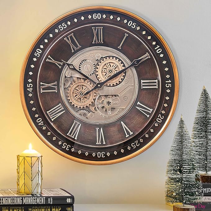 CLXEAST 24 Inch Wall Clock by CLXEAST