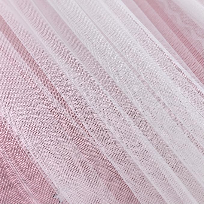 XiDi Curtains for Bedroom Decor, Rainbow Pink-Grey-52-45 - Image 6