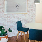 Tempaper White-Washed Brick Removable Peel and Stick Wallpaper, 20.5 in X 16.5 - Image 8