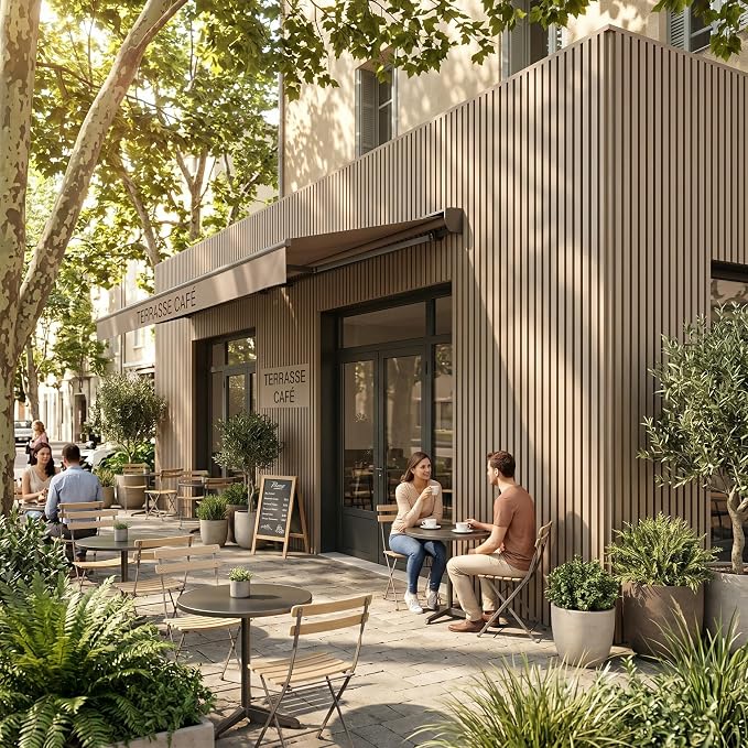 From Plain to Beautiful in Hours WPC Exterior Wall Slat Panels Waterproof - Image 9