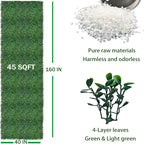 ODTORY Artificial Ivy Privacy Fence Wall Screen: 40X160 in UV-Anti Faux Boxwood - Image 2