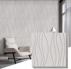 6 PCS Acoustic Panels, 23.6x23.6'' Self-Adhesive Soundproof Wall Panels by PERPE