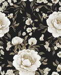Laatse Boho Wallpaper Peel and Stick Dark Floral Wallpaper by Laatse