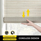 UNISHADES Cordless Bamboo Roman Shades - Image 4