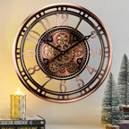 CLXEAST 21 Inch Moving Gear Wall Clock - Image 8