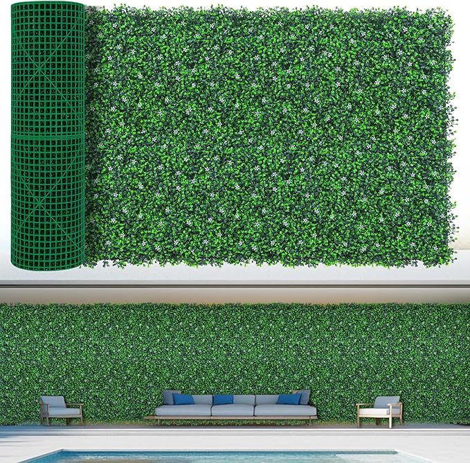 EverNture 40"x120" Grass Wall Panels, Artificial Grass Backdrop, Fake Greenery by EverNature