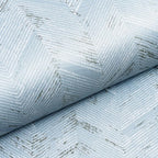 Livelynine 15.8x394 Blue Fabric Peel and Stick Wallpaper - Image 7