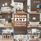 Avana Acoustic Wood Wall Panels – 93.2x11.25 Inch Panels – Fits 94x12 Layout – - Image 3