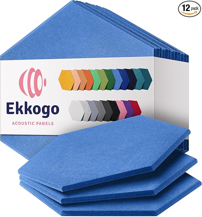 Acoustic Panels 12-Pack by EkkogoAcousticPanels