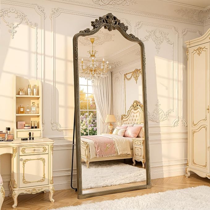 71"x32" Bronze Arched Full Length Mirror - Image 2