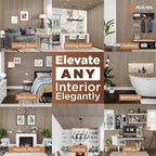 Avana Acoustic Wood Wall Panels – 93.2x11.25 Inch Panels – Fits 94x12 Layout – - Image 3