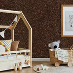 CHIHUT Dark Brown Glitter Wallpaper Peel and Stick Sparkle Glitter Contact - Image 2