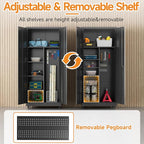 Metal Garage Storage Cabinet - Image 5