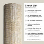 Ansehan Wallcovering W030106 EnvyCollection 36" W x 8 Yard L, Natural Paper - Image 8