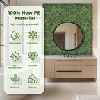 Artificial Grass Wall Panel Screen: 10"x10" 12P UV-Anti Faux Boxwood Panels - Image 4