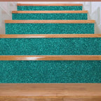 CHIHUT Teal Blue Glitter Wallpaper Stick and Peel - Image 3