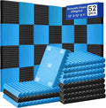 52 Pack Acoustic Foam Panels 1" x 12" x 12"Acoustic Wedge Studio Foam Sound by Unknown