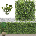 Luyue 12PCS 10”×10” Boxwood Panels, Artificial Grass Wall Panels Fake Greenery by Luyue