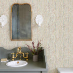 JiffDiff Woven Wallpaper Peel and Stick 17.3" x 120" Colorful Paint Grasscloth - Image 5